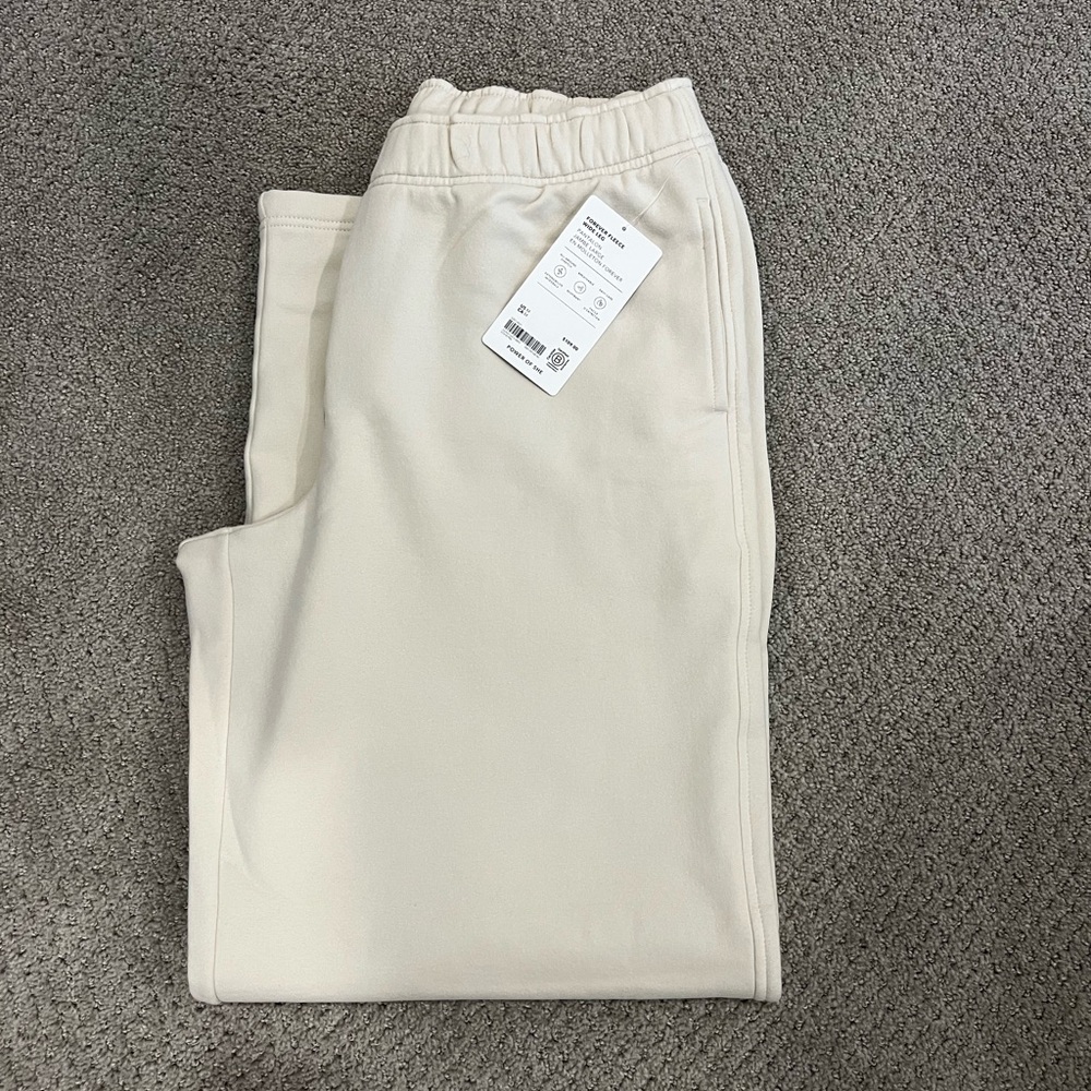 Athleta Forever Fleece Wide Leg Sweatpants